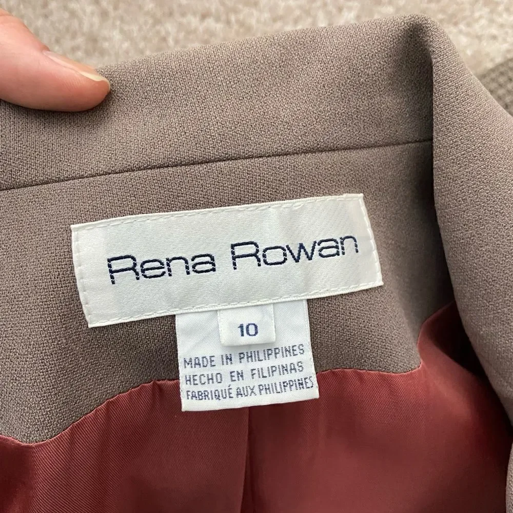 Rena Rowan Brown Blazer Jacket